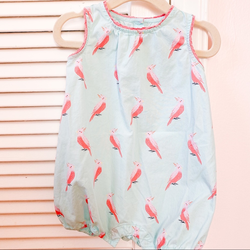 Baby Gap Cotton Bubble With Birds 6-12 months